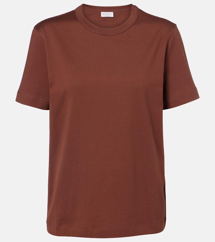 brunello cucinelli cotton jersey t-shirt