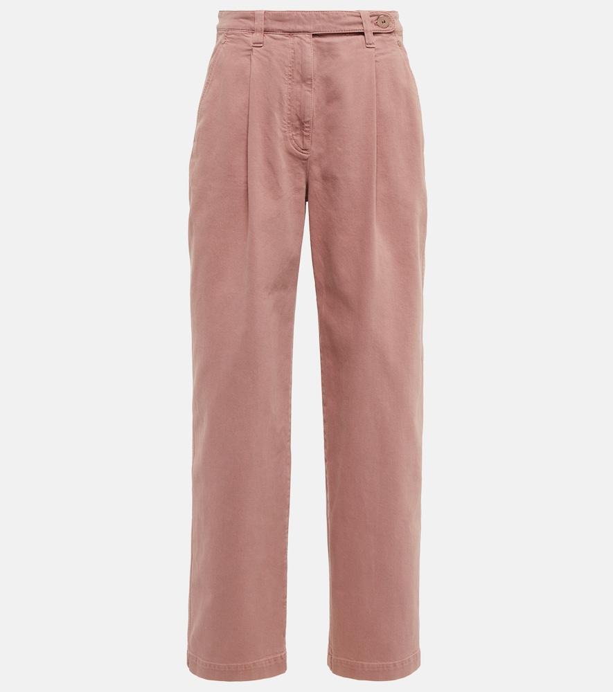 brunello cucinelli high-rise straight jeans