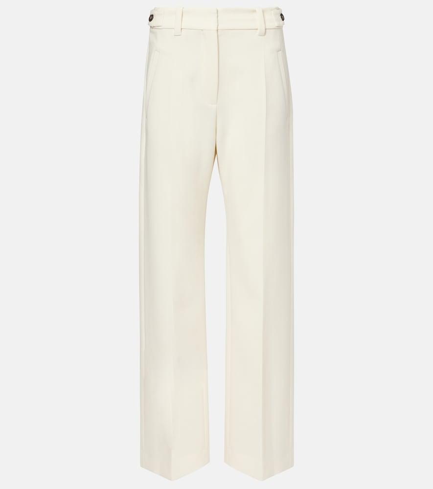 brunello cucinelli high-rise wide-leg pants