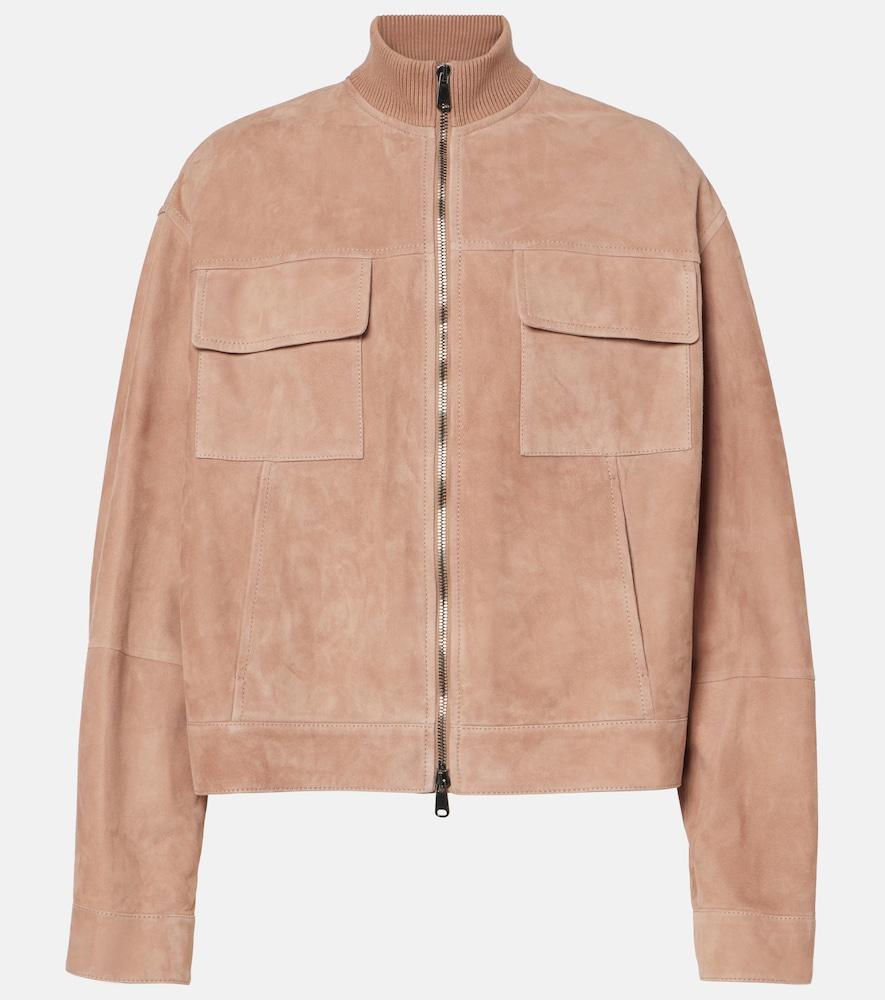 brunello cucinelli leather jacket