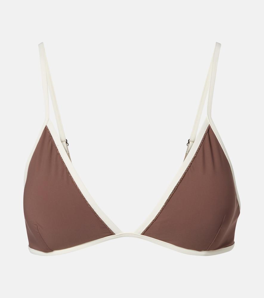 brunello cucinelli monili bikini top