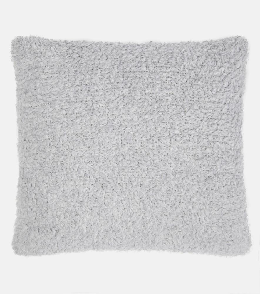 brunello cucinelli monili cashmere-blend bouclé cushion
