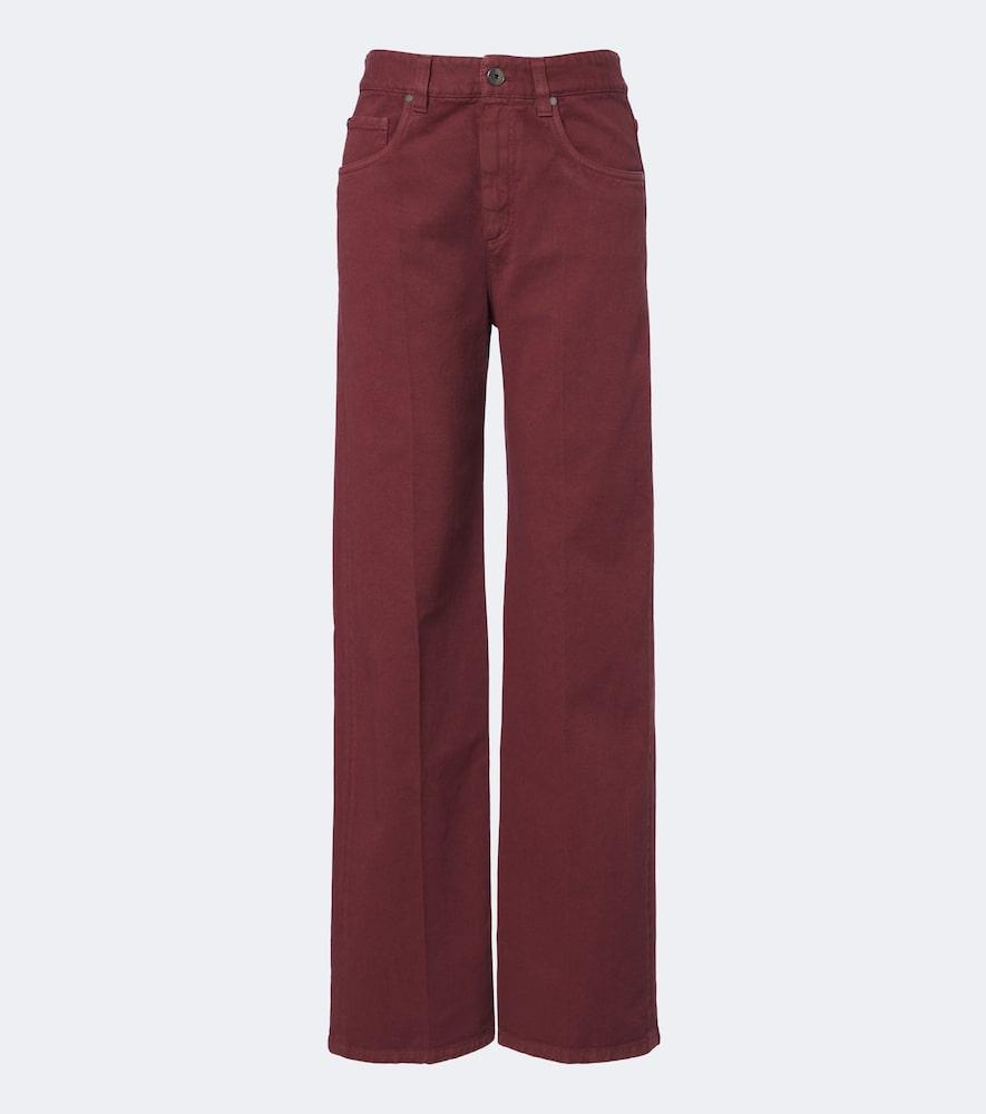 brunello cucinelli monili straight jeans