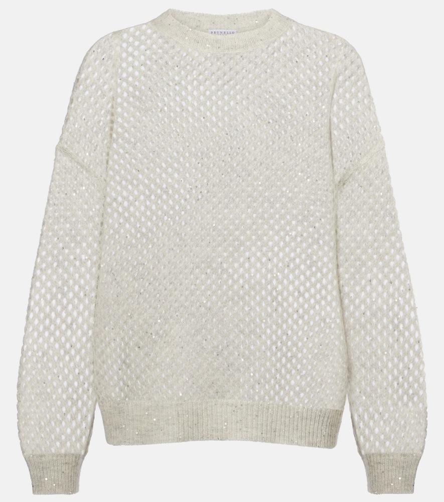brunello cucinelli ribbed-knit sweater