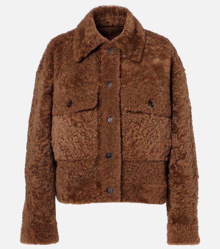 brunello cucinelli shearling jacket