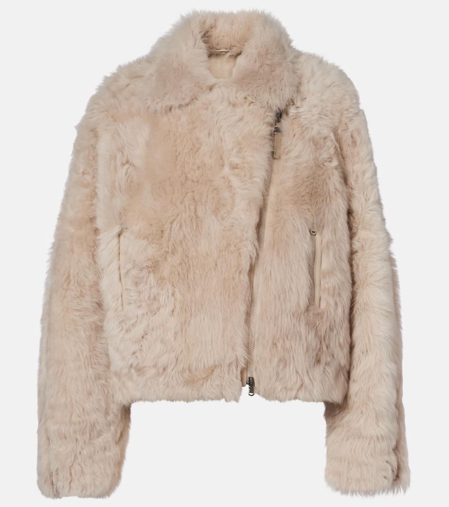 brunello cucinelli shearling jacket