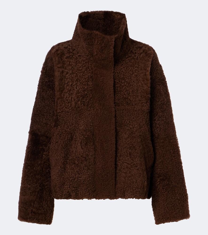 brunello cucinelli shearling jacket