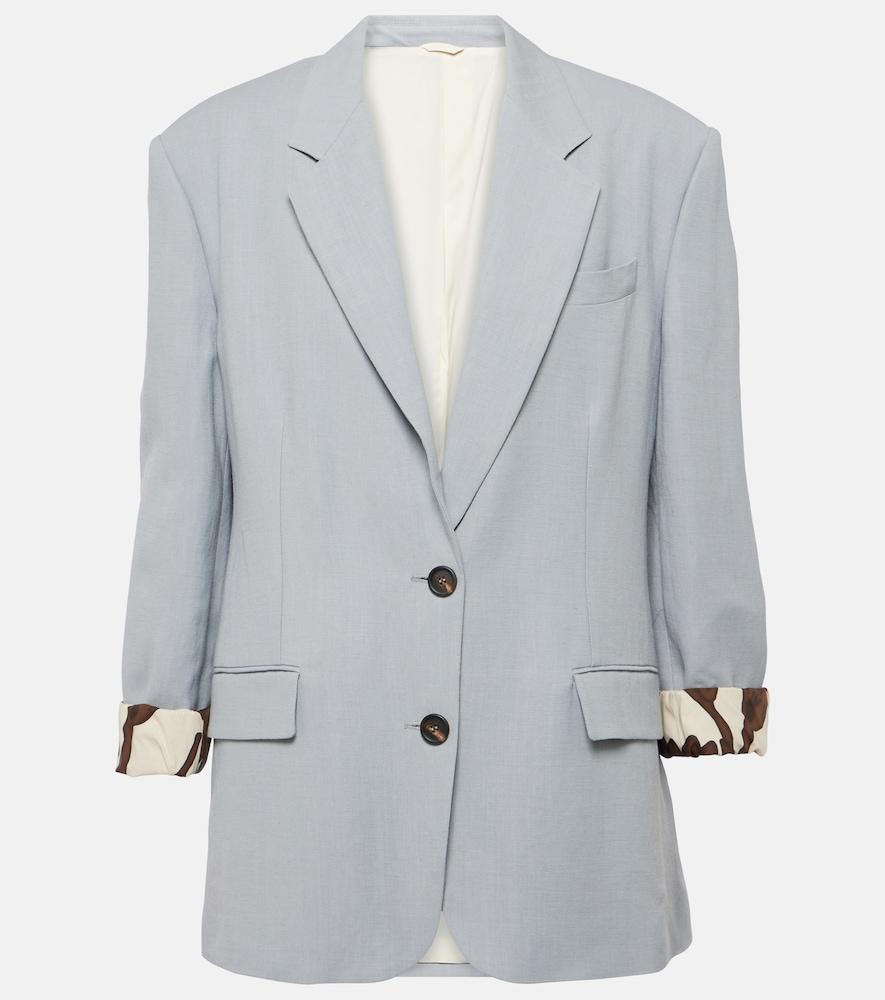 brunello cucinelli single-breasted blazer