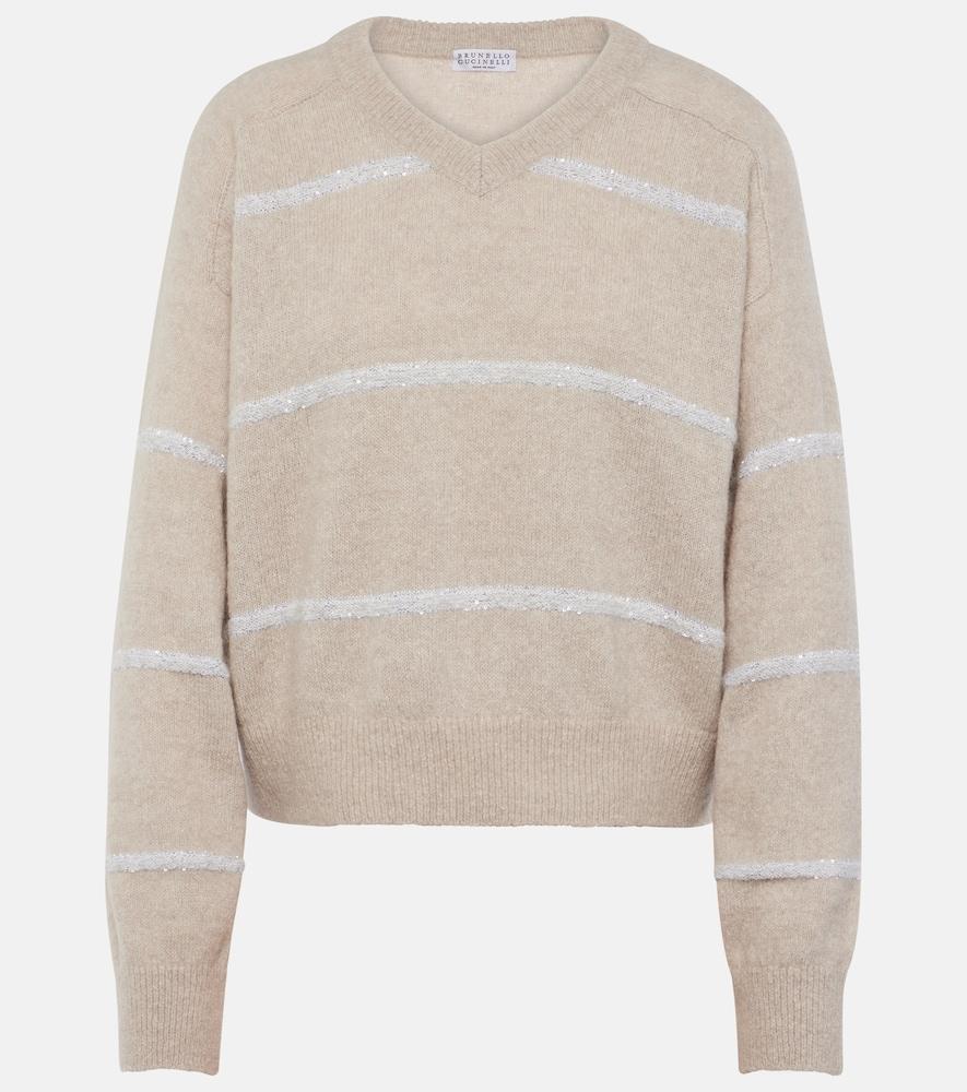 brunello cucinelli v-neck sweater
