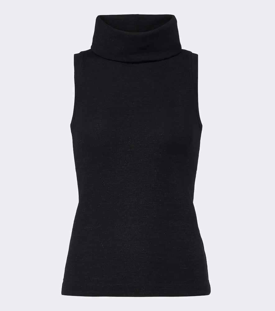 brunello cucinelli wool-blend turtleneck top