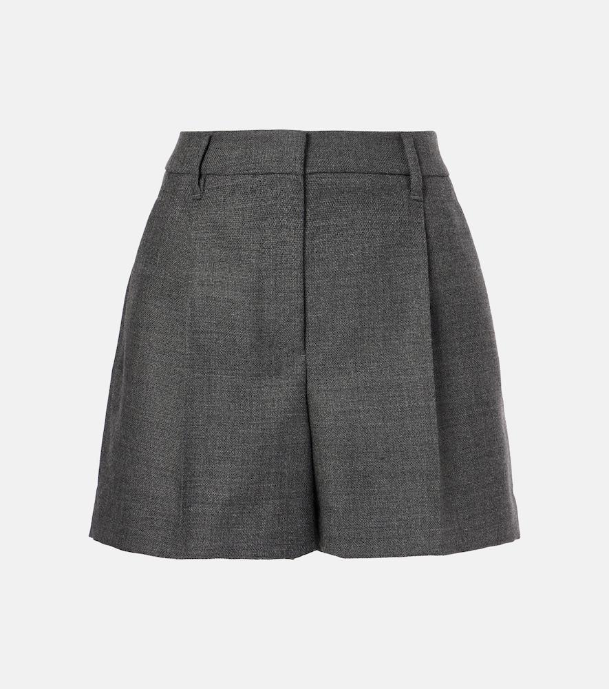 brunello cucinelli wool shorts