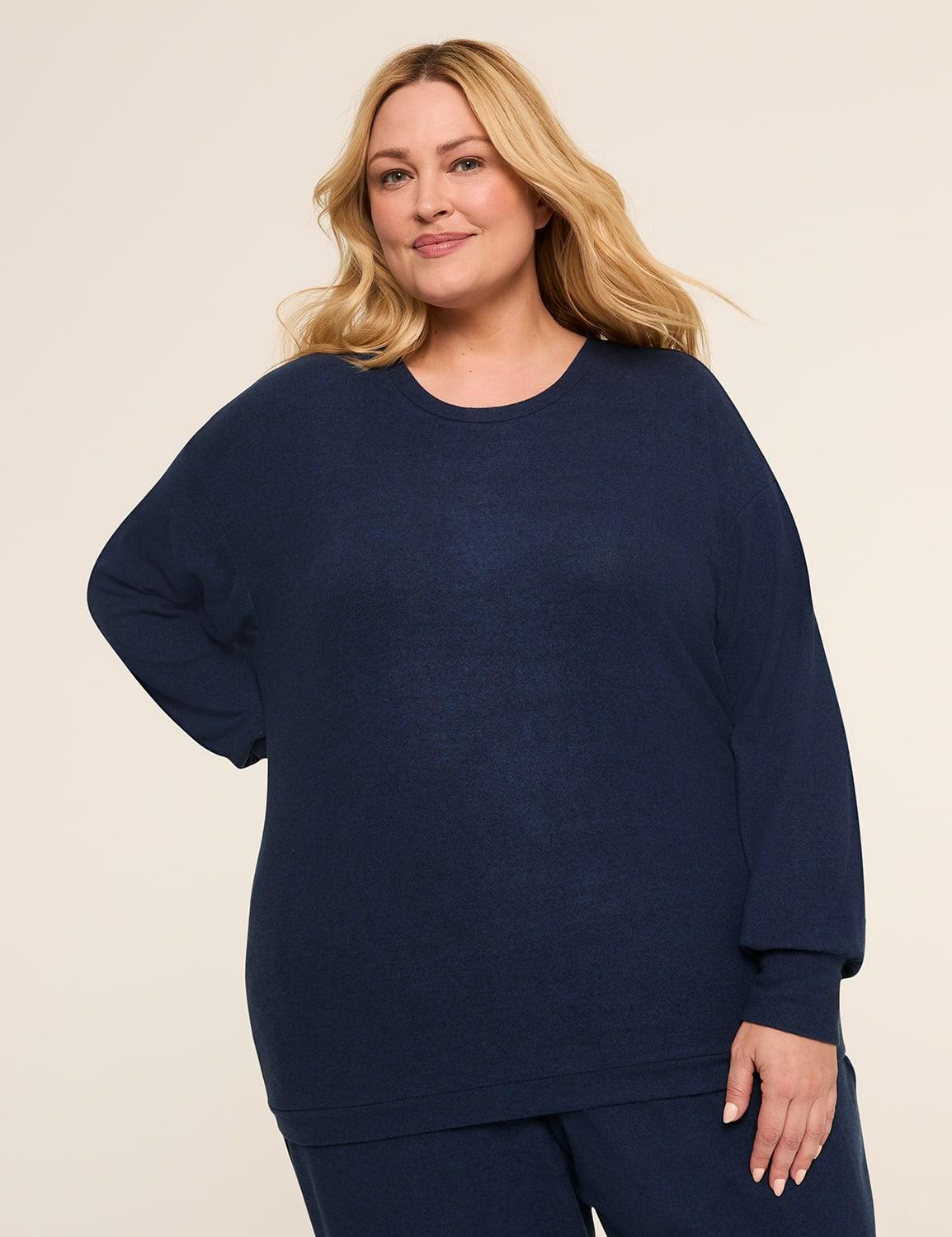 brushed hacci top