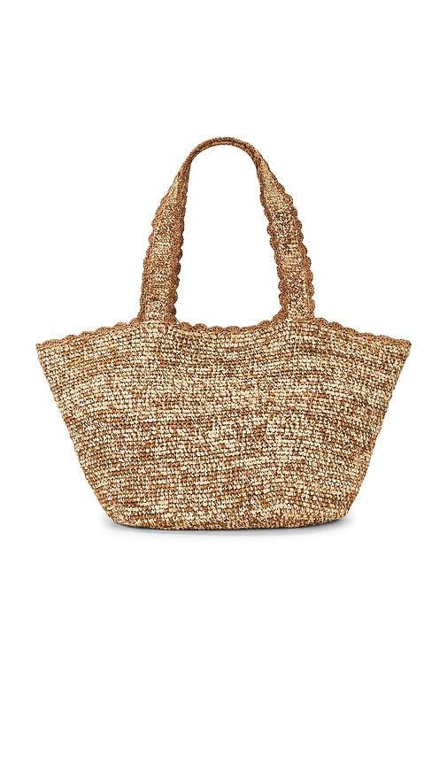 btb los angeles aster trapeze tote in neutral.