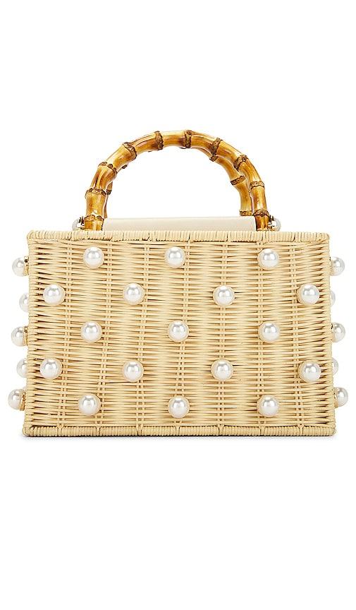 btb los angeles chloe bag in white.