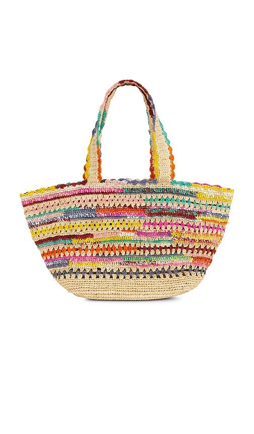 btb los angeles ornella tote bag in beige,pink.