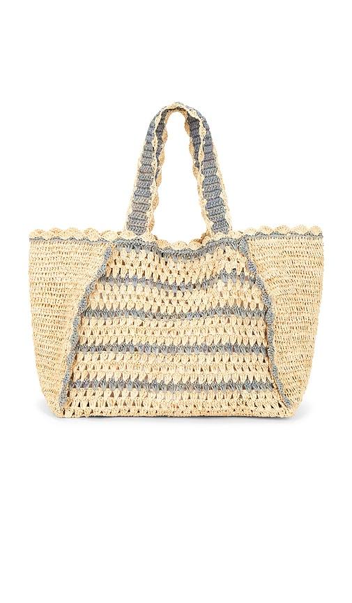 btb los angeles tulay tote bag in blue.