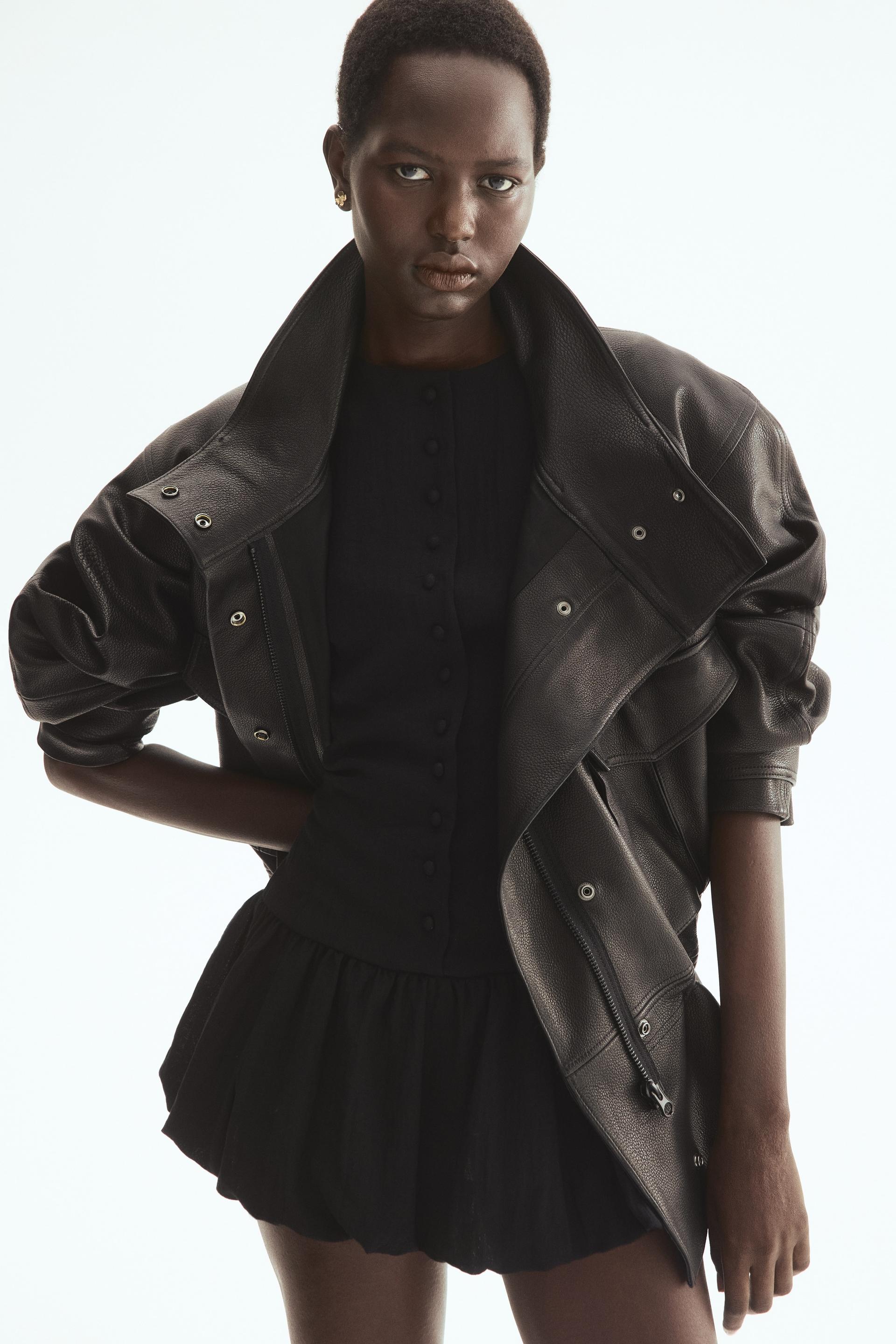 bubble-hem dress