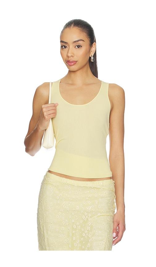 bubish ellis tank top in lemon. - size l (also in s, m, xl)