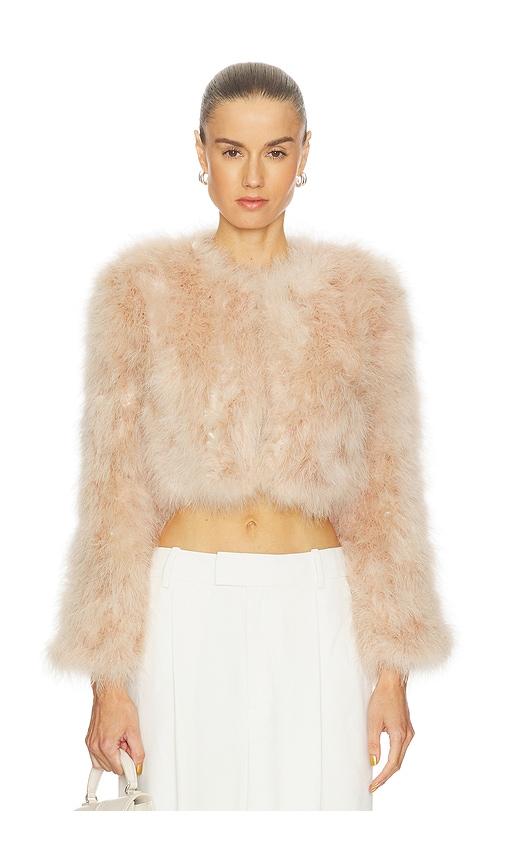 bubish manhattan crop jacket in cream. - size m/l (also in xs/s)