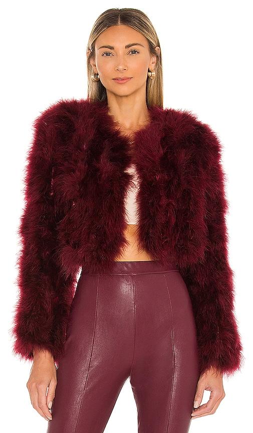 bubish manhattan jacket in wine. - size m-l (also in s-m)