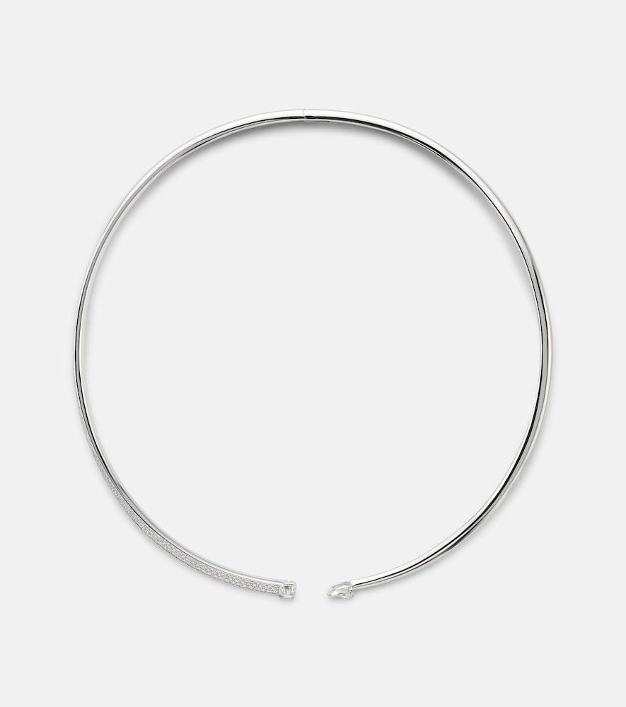 bucherer fine jewellery inner fire 18kt white gold necklace with diamonds