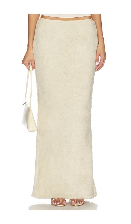buci birch maxi skirt in white. - size m (also in s, xs)
