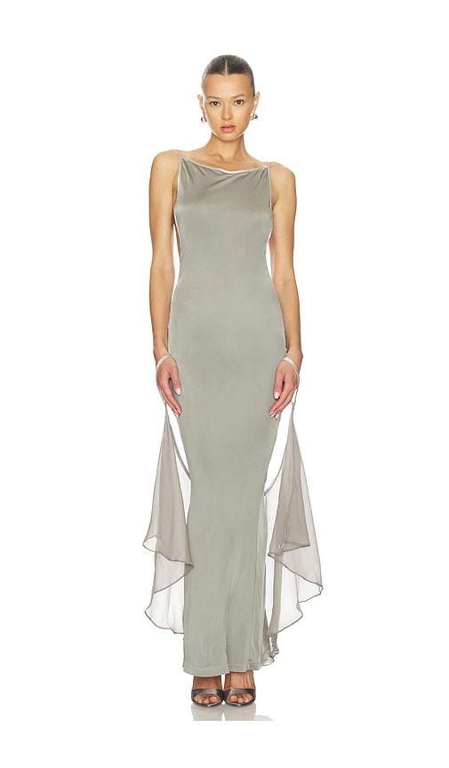 buci bronte dress in grey. - size l (also in xs, s)