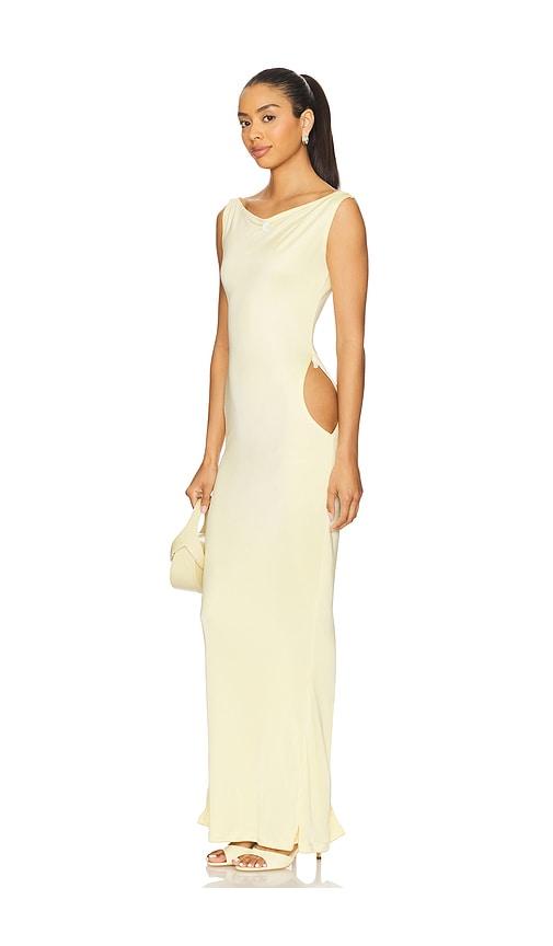 buci heron dress in lemon. - size l (also in m)