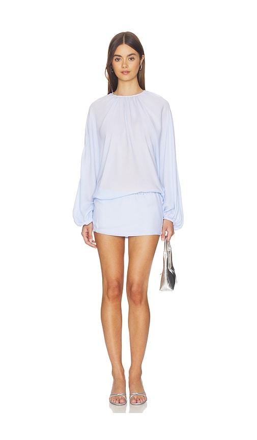 buci mlini dress in baby blue. - size l (also in xs, s, m)