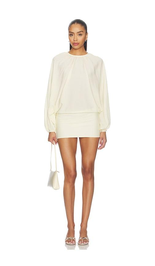 buci mlini dress in cream. - size l (also in xs, s, m)