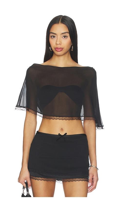 buci oracle poncho set in black. - size m/l (also in xs/s)