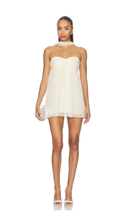buci powderpuff dress in yellow. - size s (also in xs)