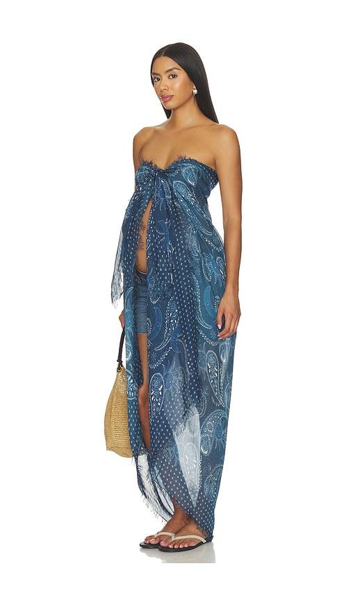 bumpsuit bumpsuit x spell travel scarf in navy.