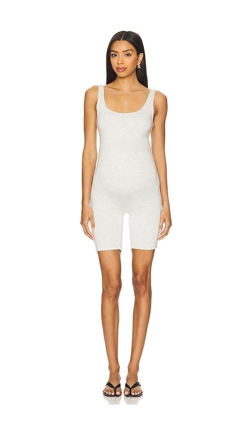 bumpsuit cindy romper in grey. - size l (also in m, xl, xs)