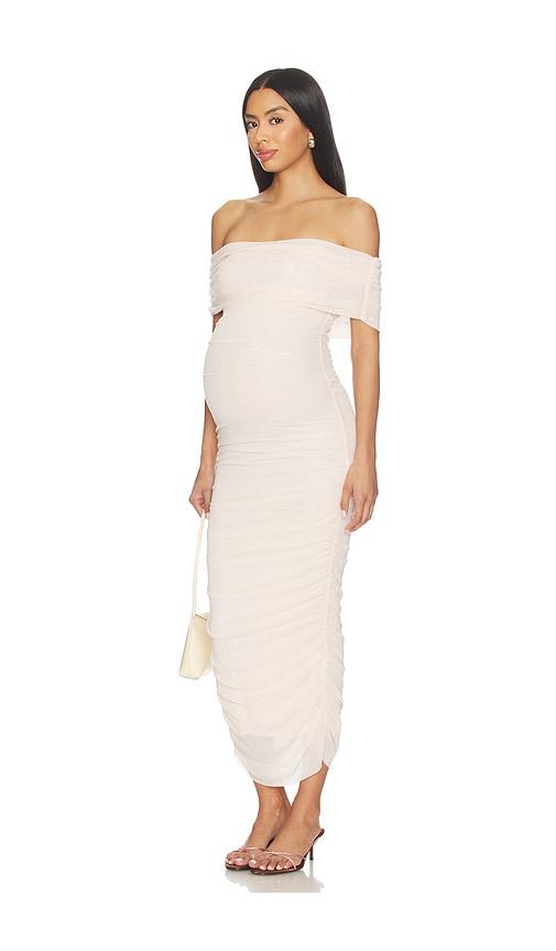 bumpsuit sleeveless mesh dress in pink. - size m (also in s, xl, xs)