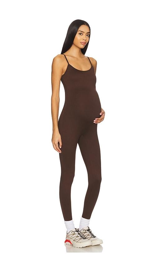 bumpsuit the kate jumpsuit in chocolate. - size l (also in xs, s, m, xl)