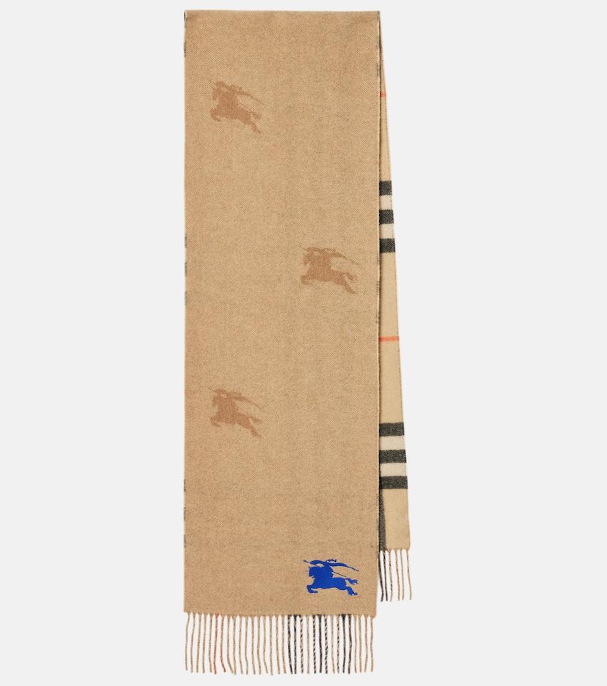 burberry burberry check ekd cashmere scarf