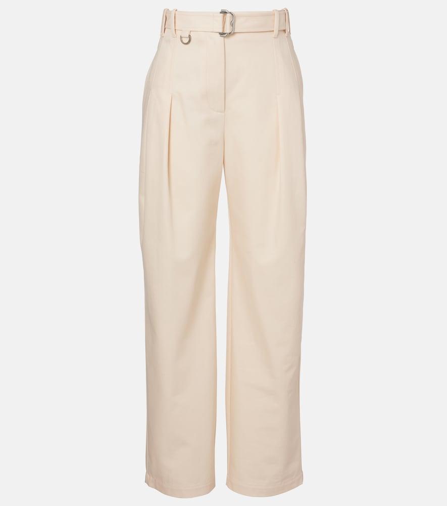 burberry cotton gabardine tapered pants