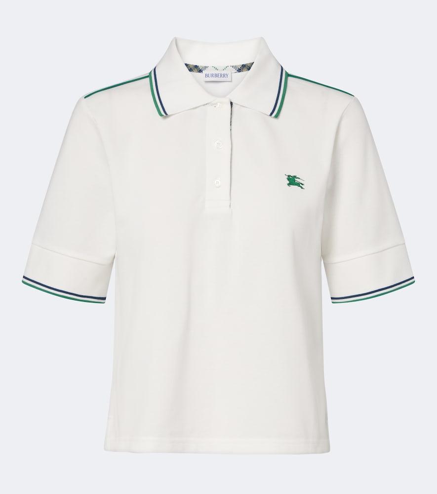 burberry ekd cotton piqué polo shirt