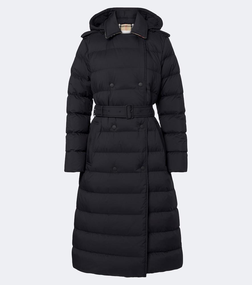 burberry kent hooded down jacket