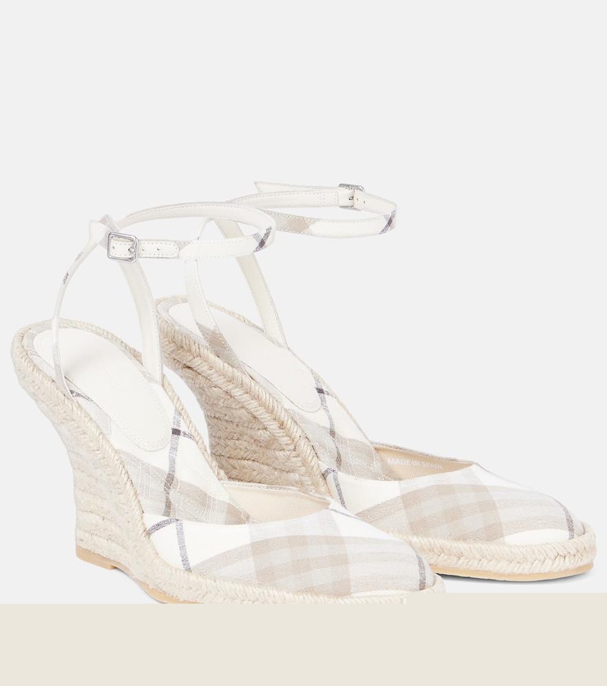burberry lf mews 90 espadrille wedges