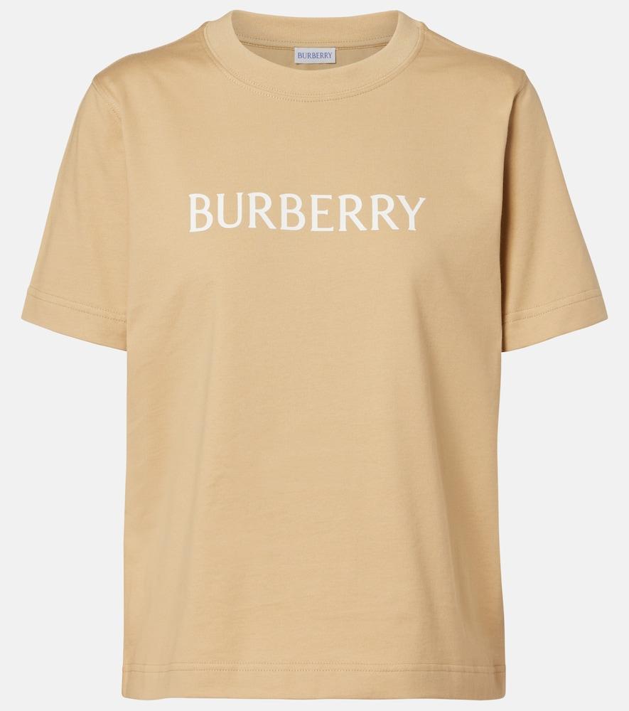 burberry logo cotton jersey t-shirt