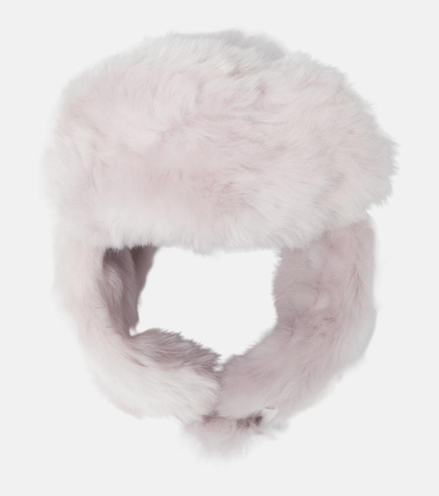 burberry shearling hat
