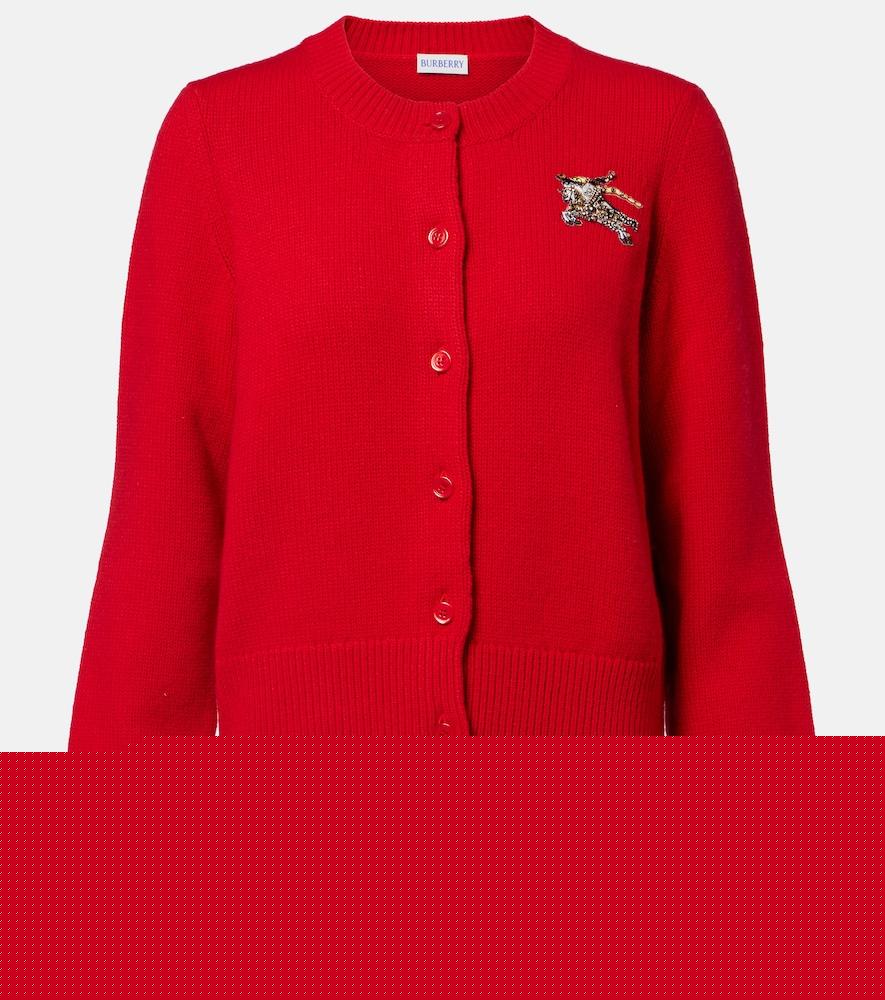 burberry sienna ekd wool and cashmere cardigan