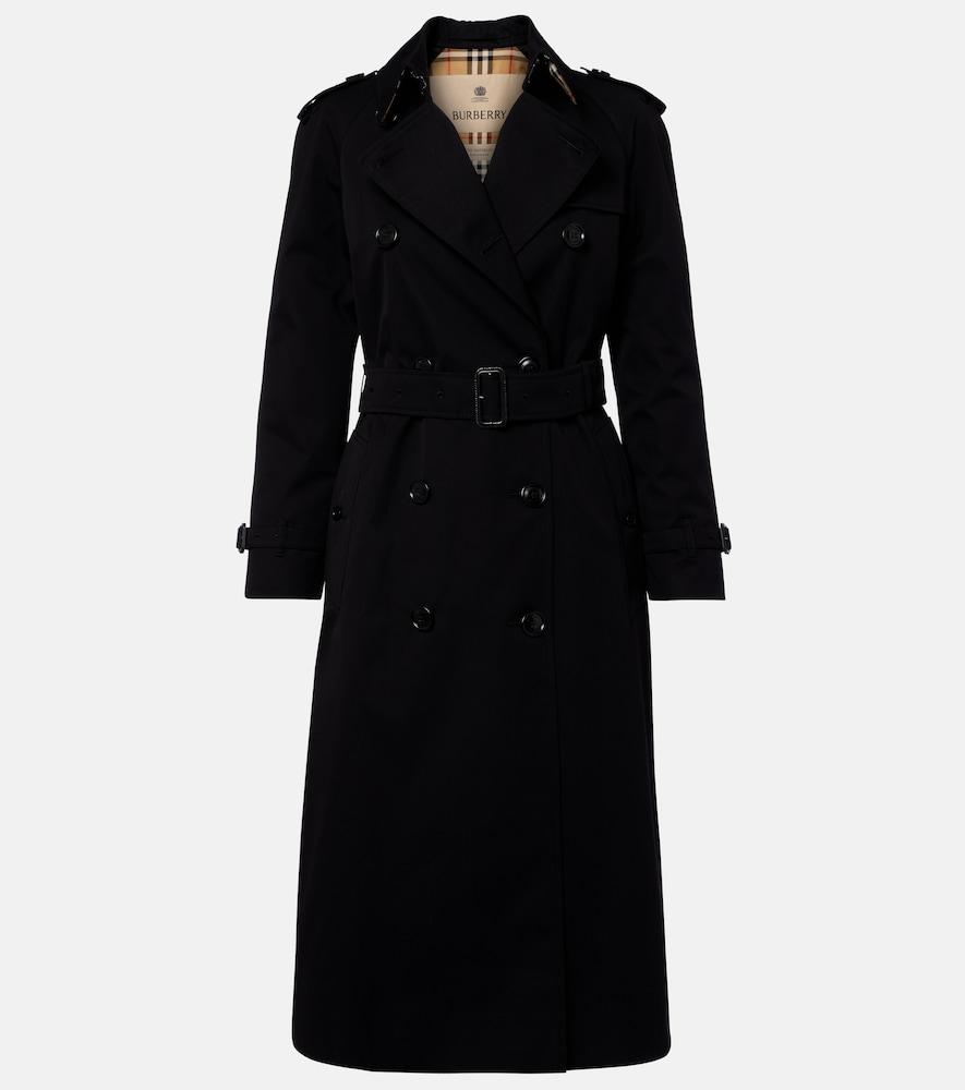 burberry waterloo cotton trench coat