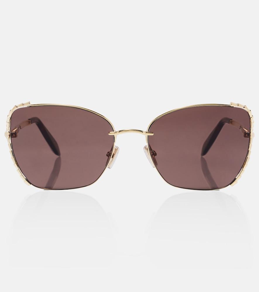 bvlgari serpenti viper rectangular sunglasses