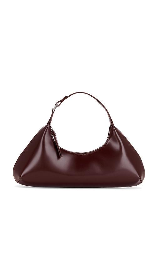 by far amberette shoulder bag in brown.