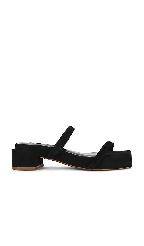by far tanya suede sandal in black. - size 37 (also in 39, 40)