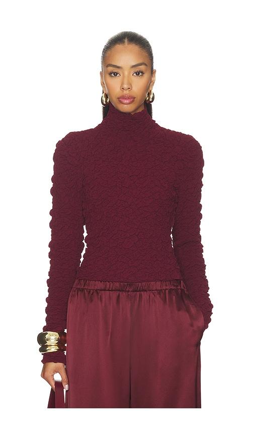by malene birger aura sweater in red. - size l (also in m, xs)