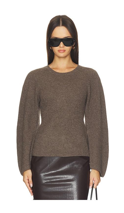 by malene birger bianca pullover in grey. - size l (also in s, m)